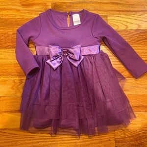 Toddler purple dress